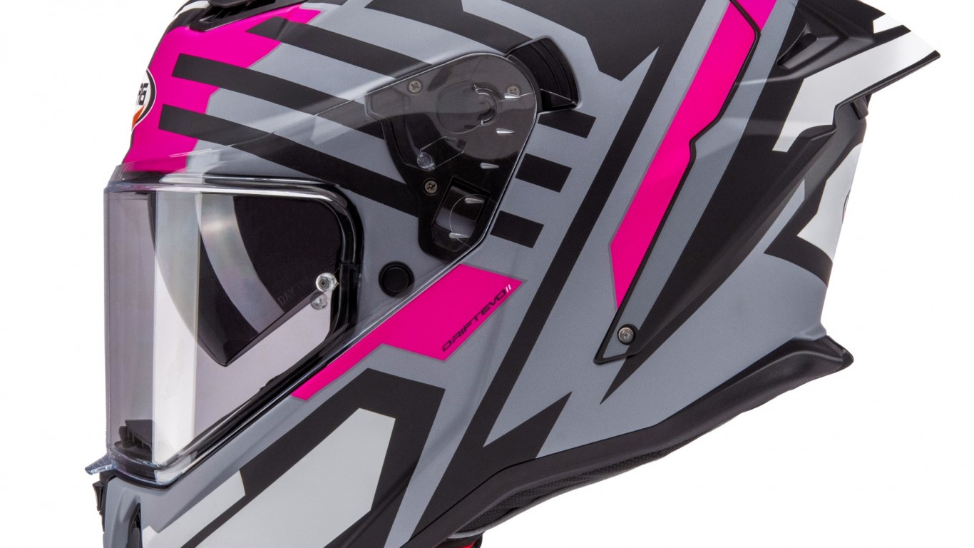 Drift-Evo-II-Horizon-matt-grey-black-fuchsia-profile