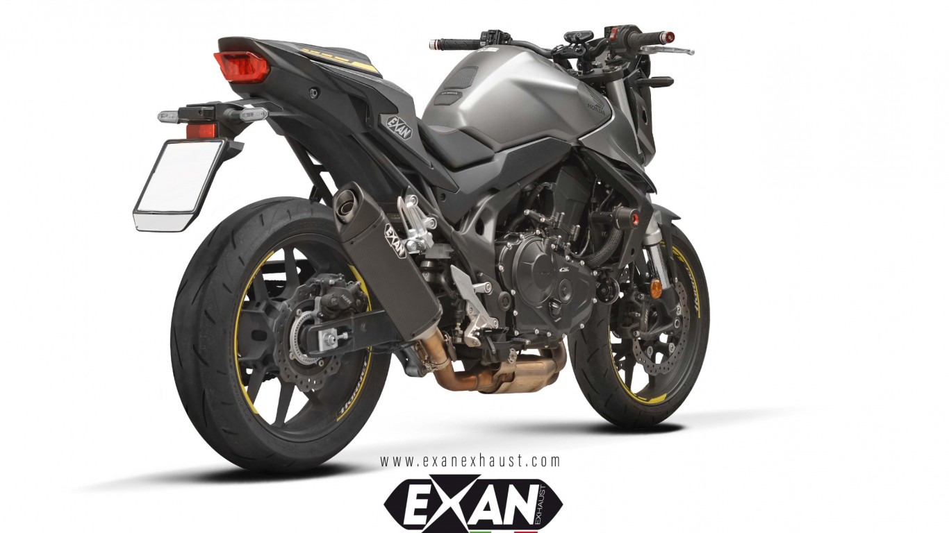 Exan-Exhaust-honda-cb750-hornet-x-black-ovale-carbonio-lateral