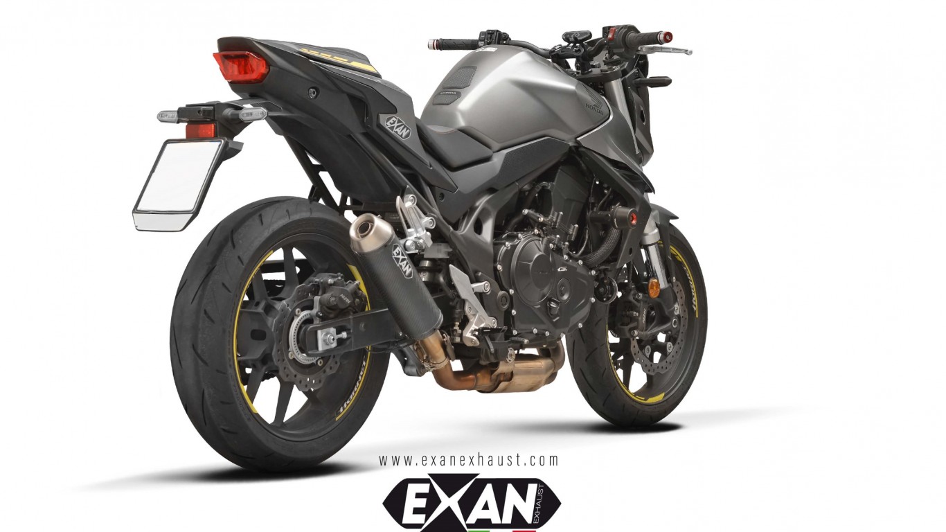 Exan-Exhaust-honda-cb750-hornet-x-one-carbonio-lateral