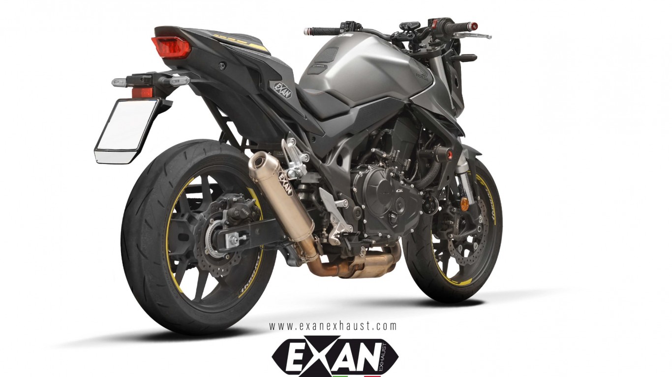 Exan-Exhaust-honda-cb750-hornet-x-one-titanio-lateral