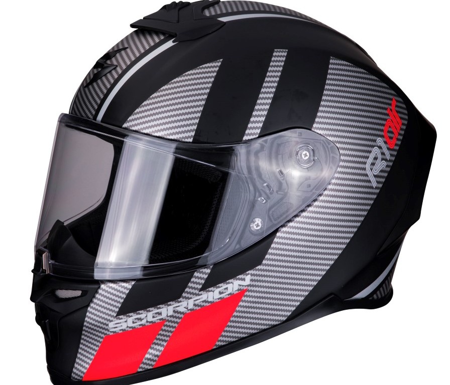 EXO-R1-AIR-CORPUS-Matt-black-Silver-Red