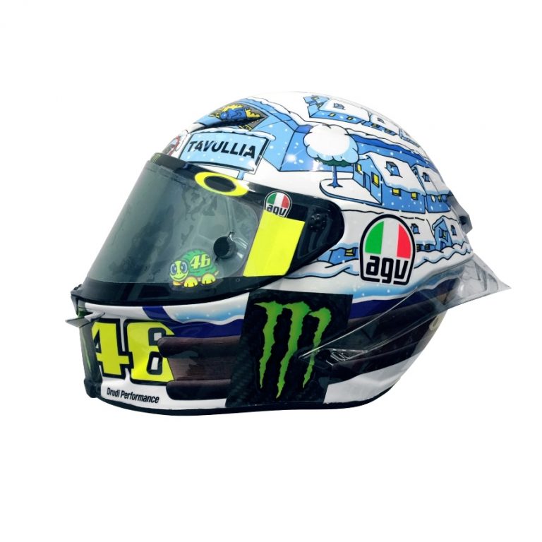 AGV Pista GP R WINTER TEST 2017 di Valentino Rossi