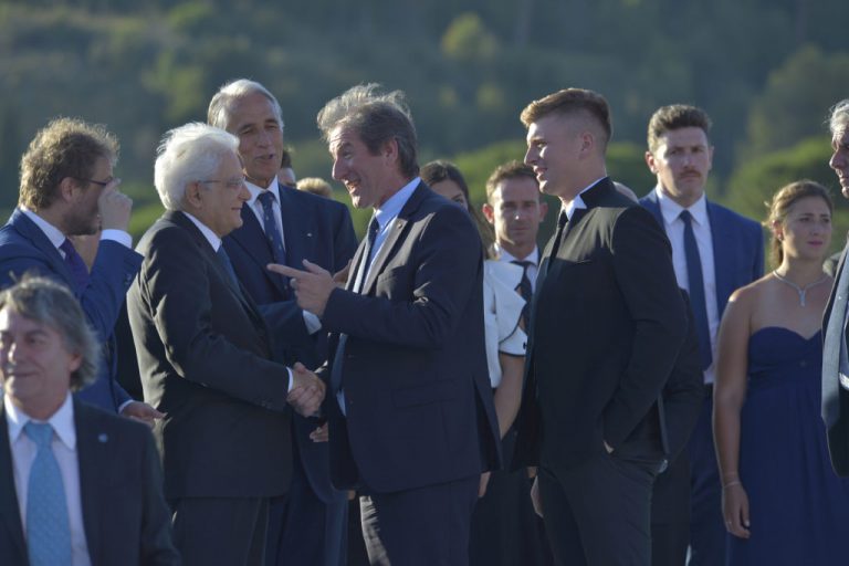 All’incontro con il Capo dello Stato Sergio Mattarella, il Presidente FMI Giovanni Copioli e Giacomo Redondi