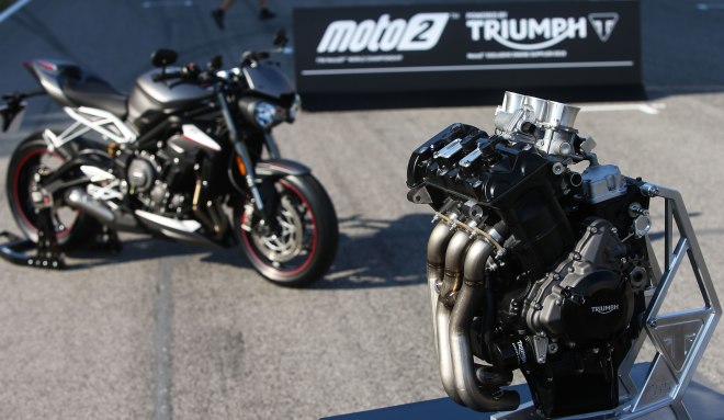 Triumph sarà fornitore unico di motori in Moto2 dal 2019