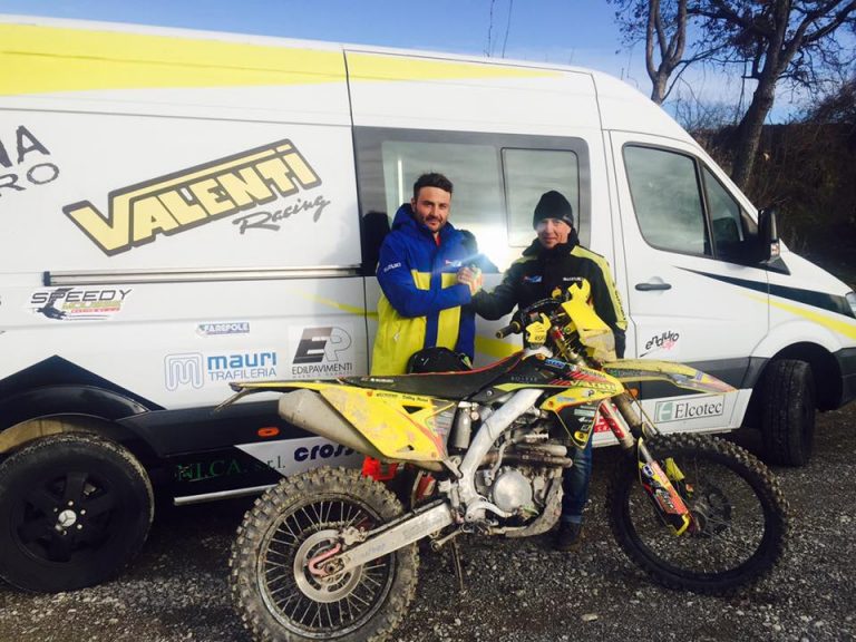 Manuel Monni su Suzuki per 2018 nel team Lunigiana Enduro