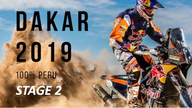 Dakar stage 2: duello al secondo tra Honda e Ktm