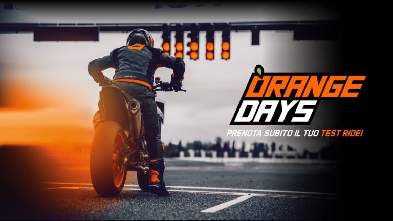 KTM, ecco le date Orange Days 2020