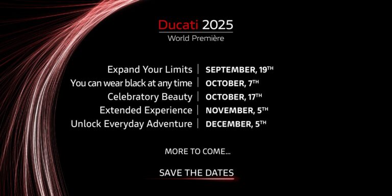 Ducati World Premiere 2025: si parte il 19 settembre